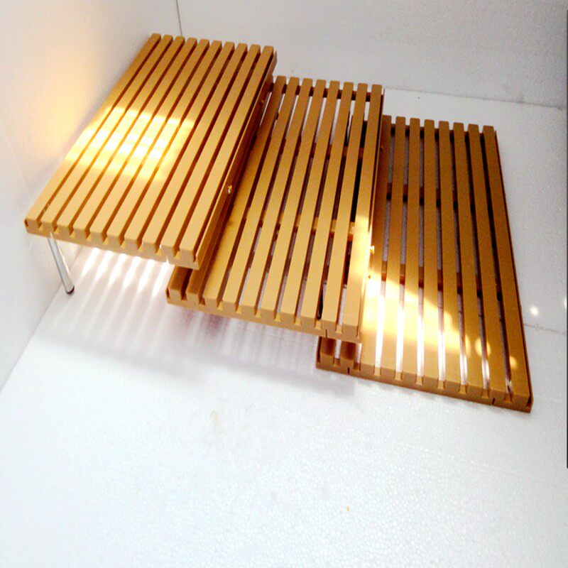 超市陈列道具 生鲜熟食垫板冷柜垫板装饰 风幕柜展示用Y品货架配