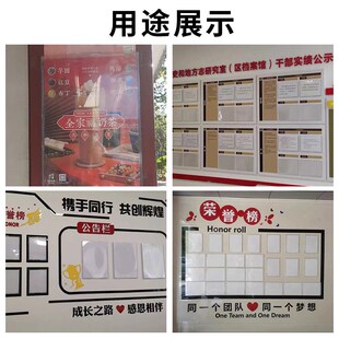 塑料卡槽a4纸透明职o务插卡插盒双层连体有机玻璃相框展示板定制