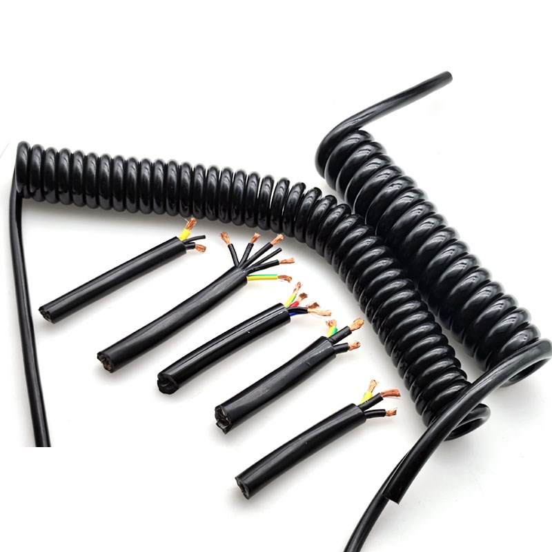 2/3/4/5/6芯弹簧线螺旋线0.1/0.2/0.3/0.5/0.75Q/1/1.5/2.5伸缩线