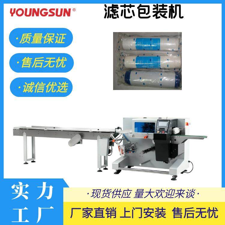 净水器过滤芯自动枕式包装机洗碗海绵块套袋机瓶子打包封口机