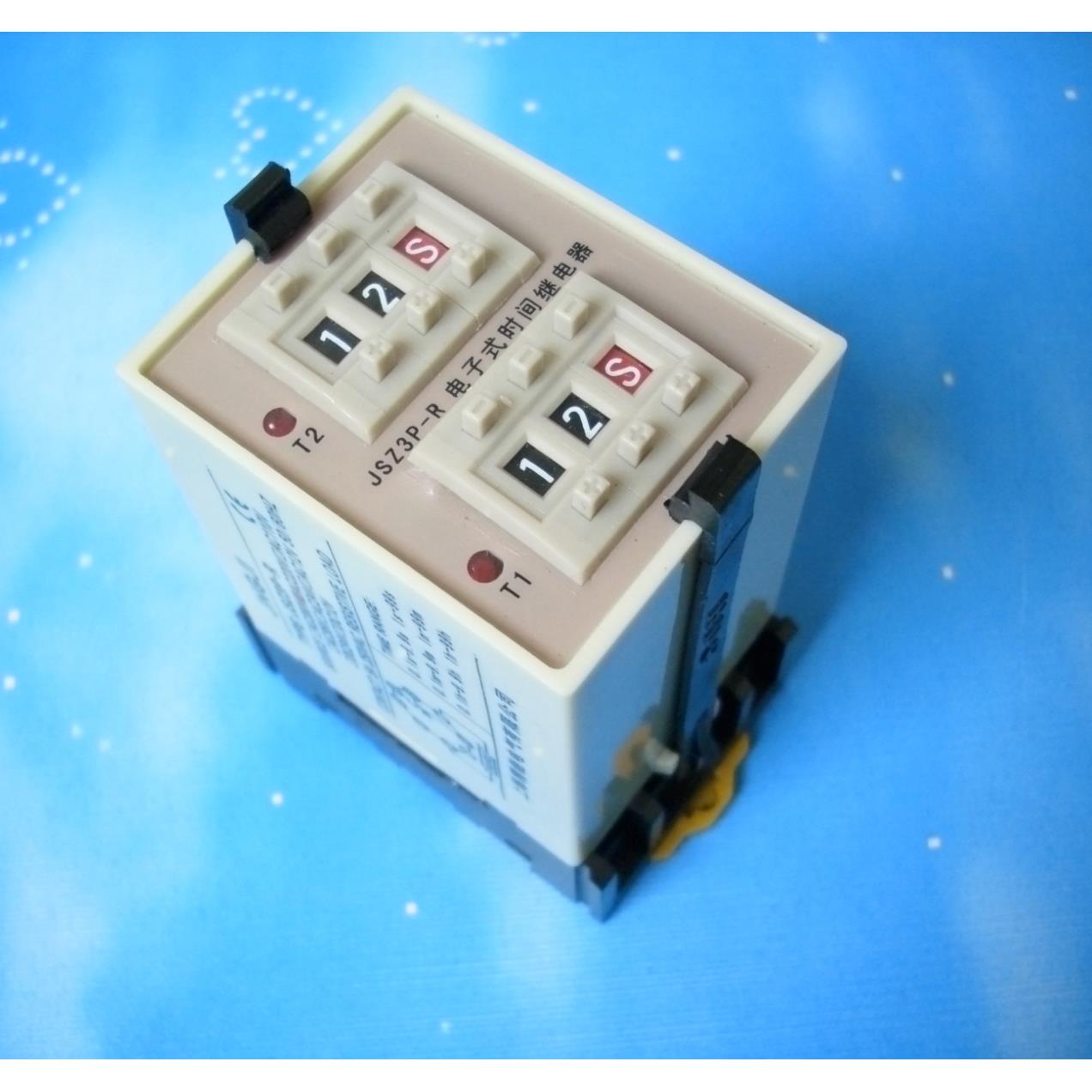 JSZ3P-R(ST3P-R ST5P-R HHS5PR)电子式循环时间继电器带座