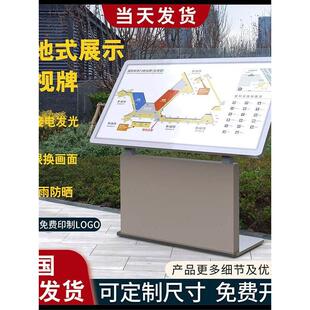 商场导览指示牌户外导视台斜面导视牌落地楼层导向索引园区导引图