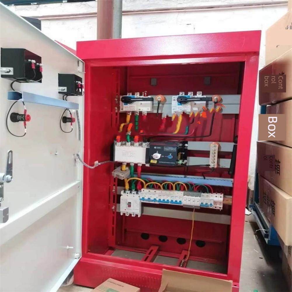 河南消防控制柜星三角水泵机械应急双电源Ip55调节泵喷淋泵检验柜