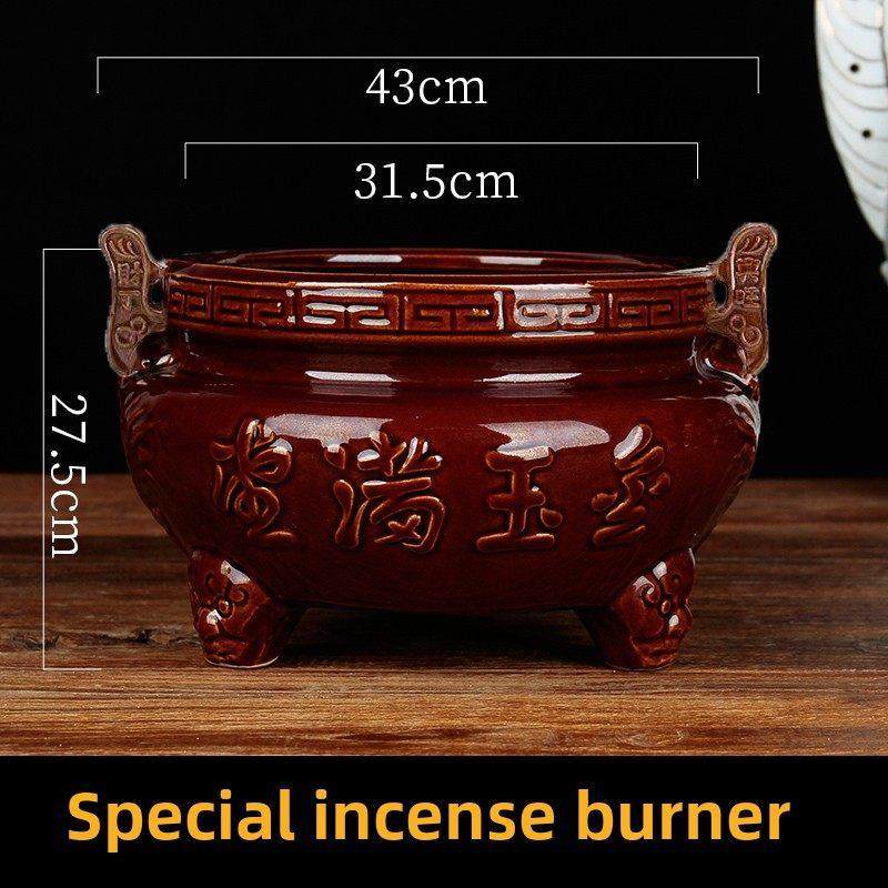 家庭佛室内陶瓷提供三腿香炉香炉香三腿香炉大香炉供应香插,家居饰品,香薰炉,淘宝优惠券,粉丝福利购,淘宝优惠卷