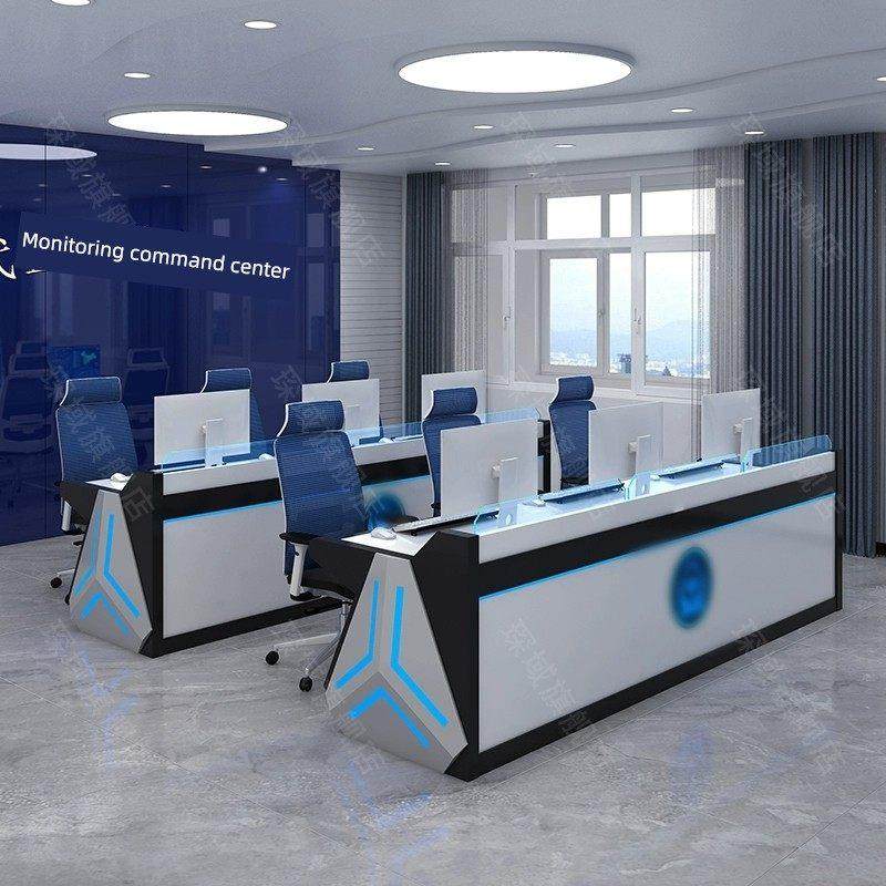 弧形控制台安防指挥中心科技监控台调度大厅烤漆机柜信息操作台,商业/办公家具,操作台,淘宝优惠券,粉丝福利购,淘宝优惠卷