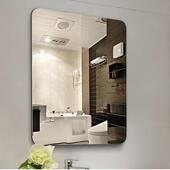 无框壁挂洗手间卫生间厕所梳妆浴室镜子化妆镜洗脸盆粘贴防雾防爆