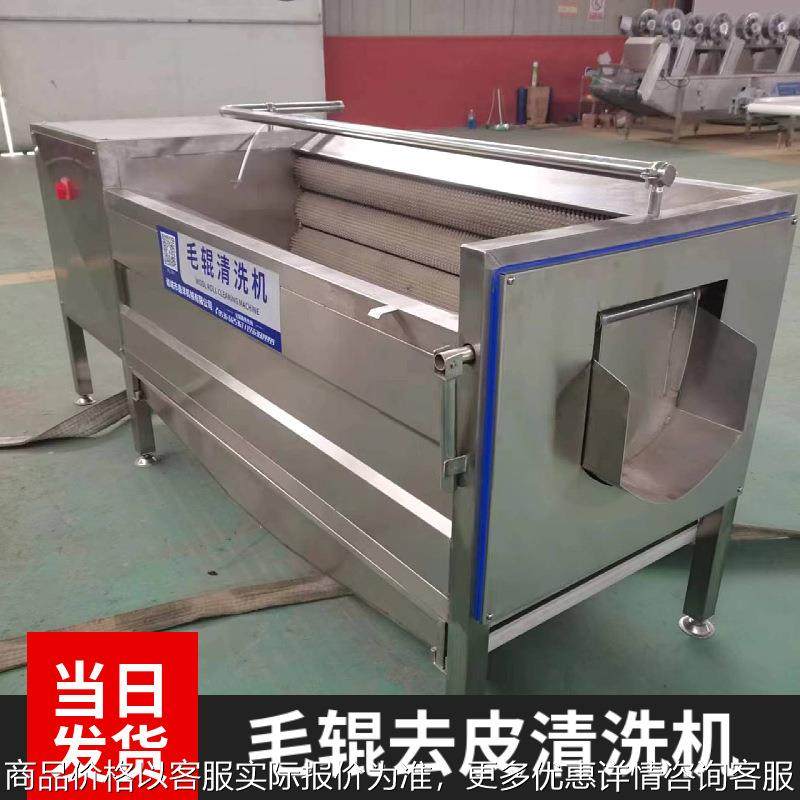 丑柑沃柑毛辊清洗机 椰子毛刷清洗去皮机 不锈钢钉螺毛辊清洗设备,厨房/烹饪用具,面条机/压面机,淘宝优惠券,粉丝福利购,淘宝优惠卷