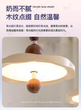 中世纪餐厅餐桌上方吊灯家庭茶室艺术主灯覆古新风格