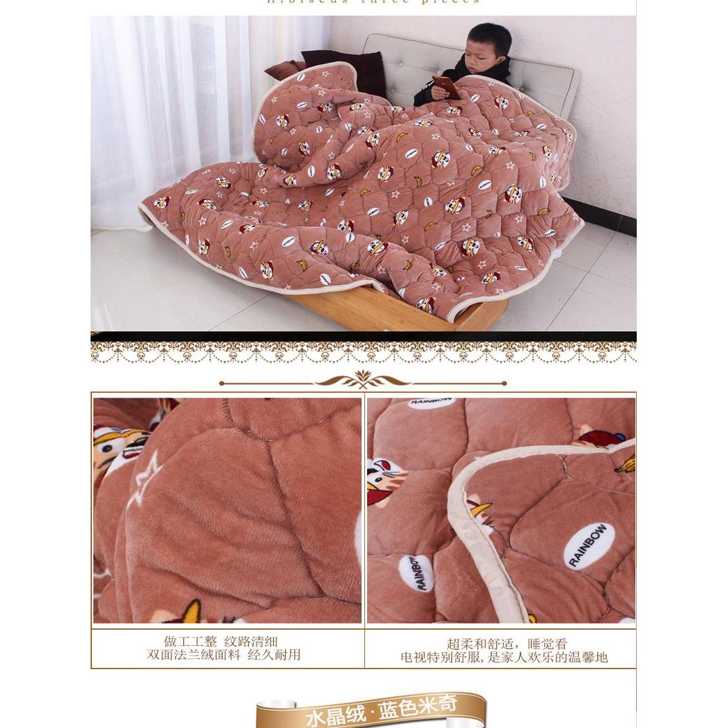 烤火被子烤火罩电烤炉罩火桶烤火箱被子水晶绒新款长方形家用加厚