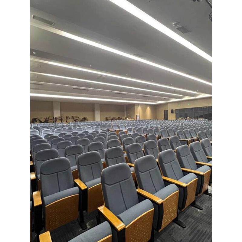 礼堂椅排椅报告厅会议椅学校阶梯教室连排椅带写字板电影院座椅