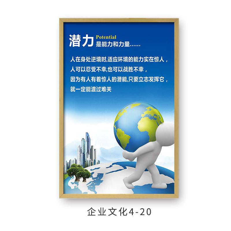 办公室会议室挂画公司走廊过道装饰画企业文化墙励志名言标语墙贴