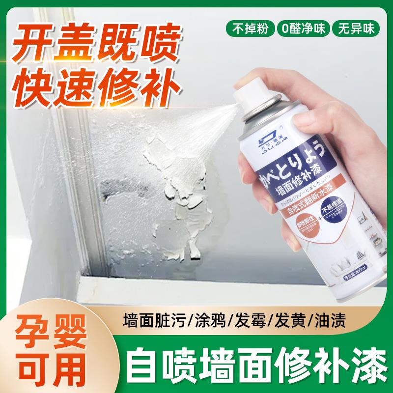 补墙膏墙面修补白色防水防潮防霉白墙面修复腻子膏补墙家用自喷漆