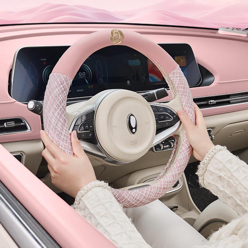 小香风海宝贝贝灵萌锐界老人代步车电动四轮车方向盘套女四季通用