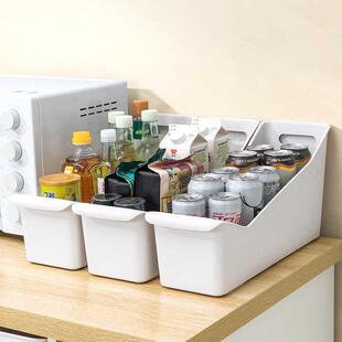 厨房收纳盒锅盖架置物架塑料锅具收纳架橱柜下水槽收纳筐储物架子