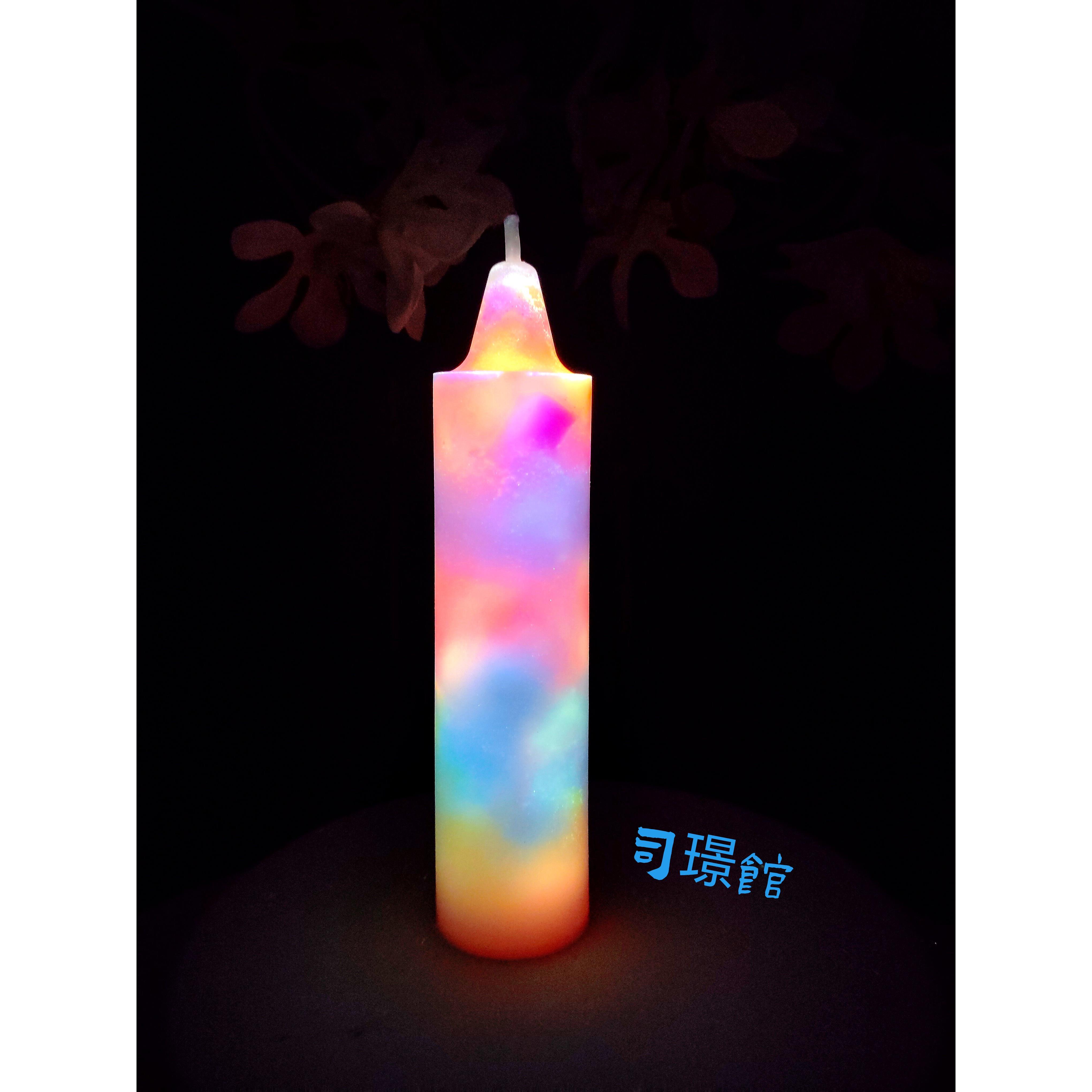 低温夜光荧光香薰蜡烛小号75克
