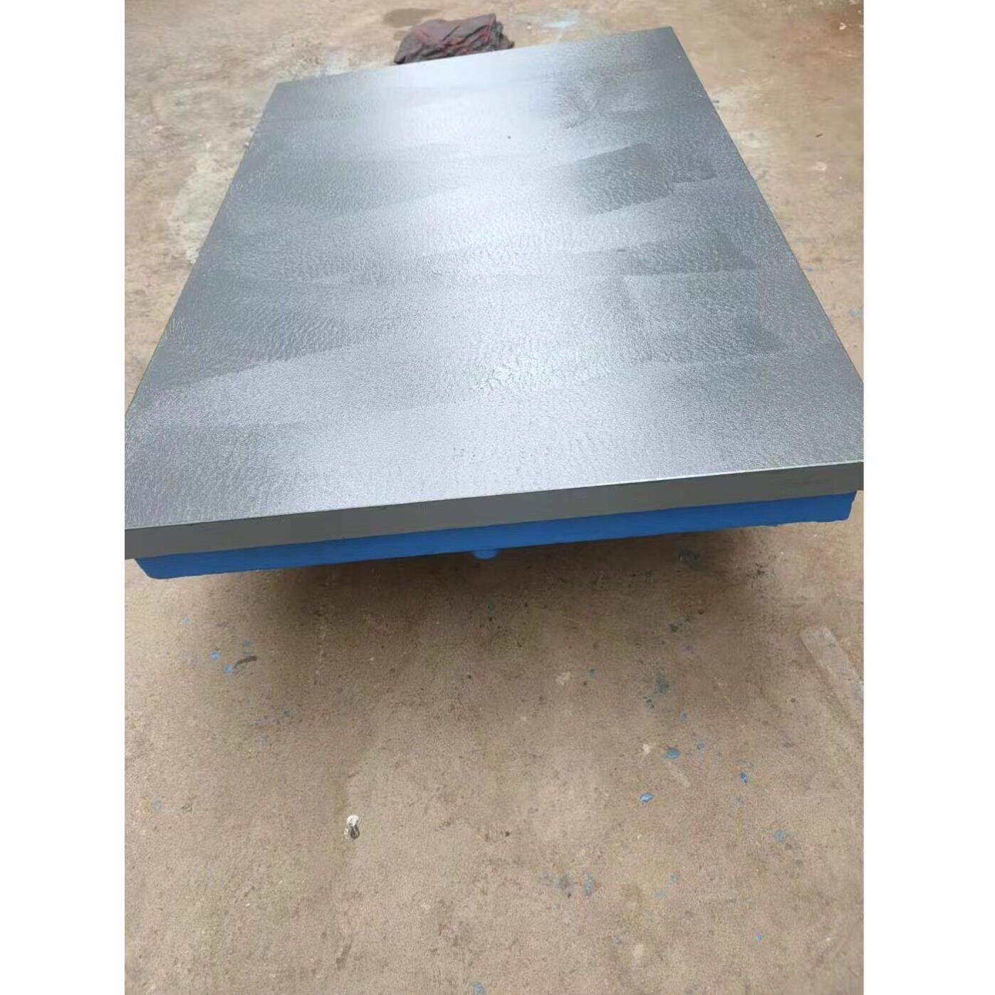 重型0级加厚铸铁磨台标记t型槽铸铁方盒平板检测工作台