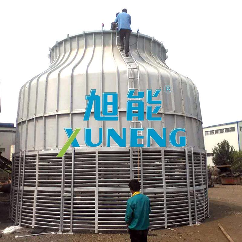 圆形冷却有电机无填料塔冷却塔04喷雾冷却塔逆流式冷塔可却定制