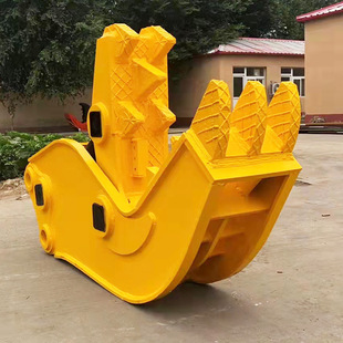 夹钳建筑拆除钳混凝土破拆工具 中旺液压粉碎钳鄂式