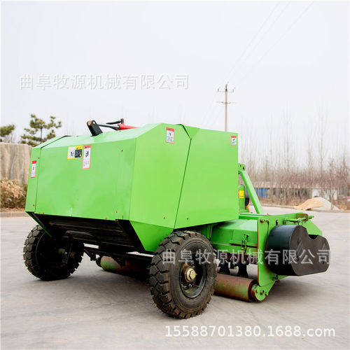 庆阳站立秸秆收割粉碎打捆机 秸秆粉碎回收打包机 青贮收割打包机