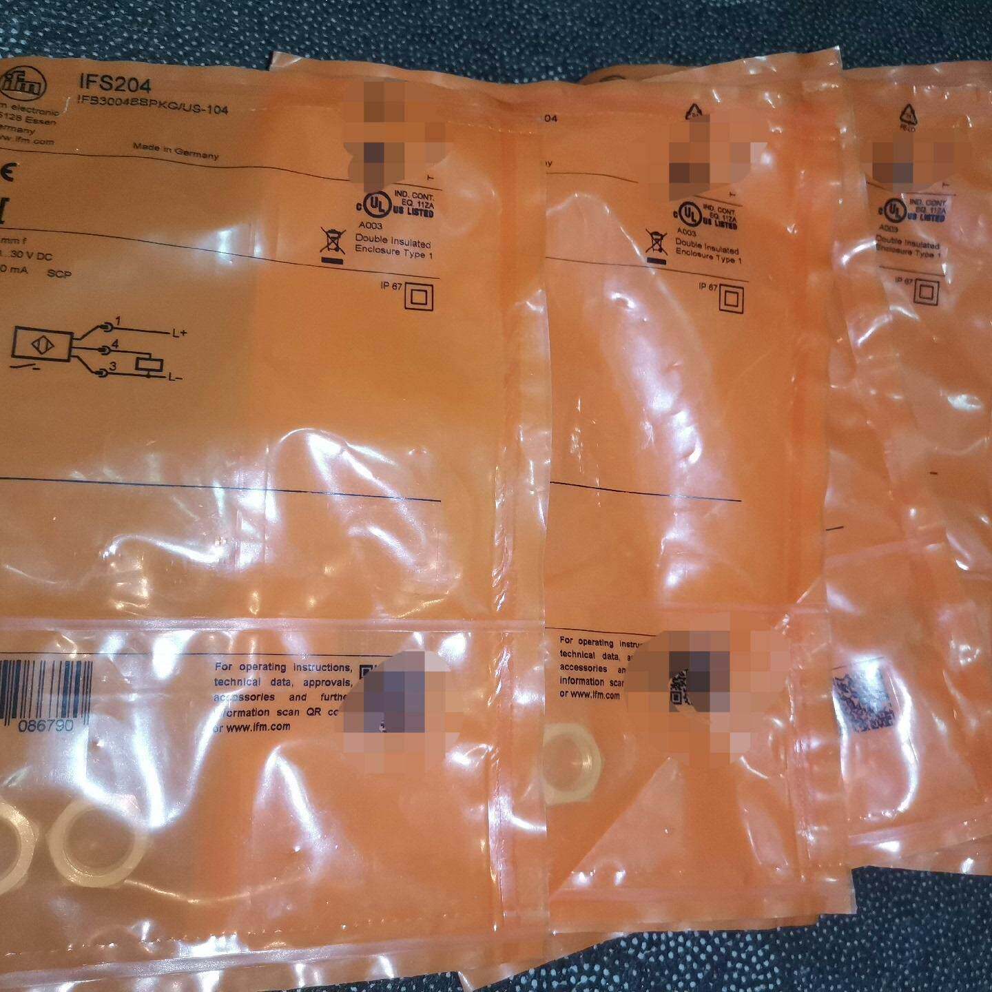 议价感测器 IFS204，未拆，单件