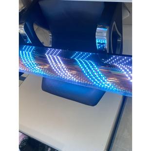 美发转灯LED灯带电机旋转理发店发廊门头灯箱挂墙壁户外防水加亮