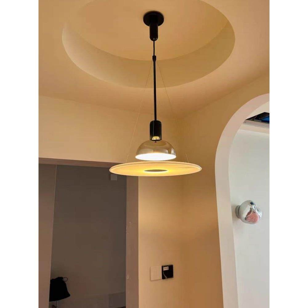 意大利飞碟餐厅吊灯设计师高级感现代简约创意餐桌吧台岛台吊线灯,家装灯饰光源,餐厅吊灯,淘宝优惠券,粉丝福利购,淘宝优惠卷