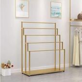 网红落地围巾展示架布料样品展示架裤 子布料多层挂架陈列架摆放架