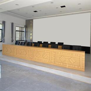 简约现代培训桌椅主席台桌子领导会议演讲台开会长条会议桌椅组合