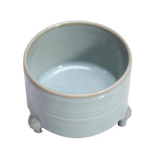 西匠彷北宋汝窑三足香炉彷古瓷器天青釉香炉摆件插香家居刘良佑款