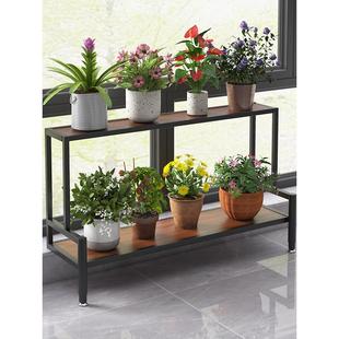 铁艺花架阳台台沿加宽神器窗台延伸架置物架家用多层落地式花盆架