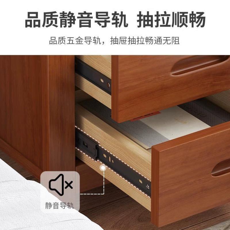 实木床头柜现代简约家用卧室床边小柜子简易新款床头储物柜置物架