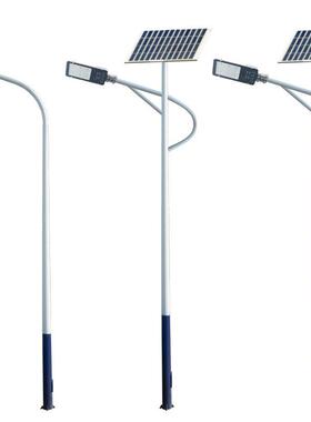 太阳能led路灯杆5米6米道路灯小区户外高杆灯新农村厂家直销高亮4