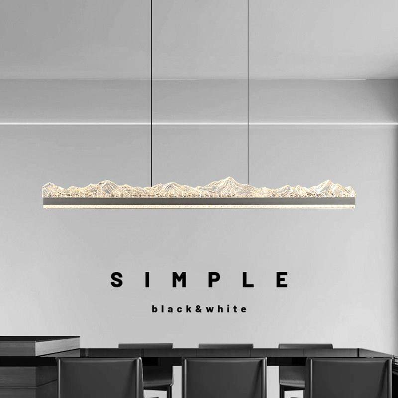 意式轻奢高级感饭厅吊灯现代简约设计师极简长条岛台吧餐桌台灯具,家装灯饰光源,餐厅吊灯,淘宝优惠券,粉丝福利购,淘宝优惠卷