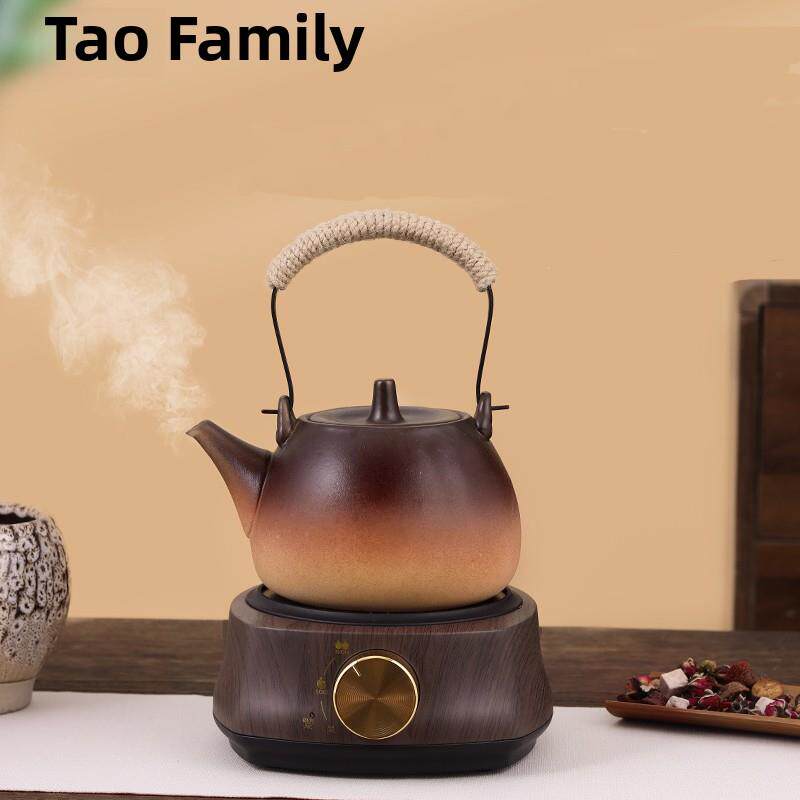 粗陶壶泡茶专用壶煮茶炉家用陶瓷养生功夫烧水壶电陶炉煮茶器套装