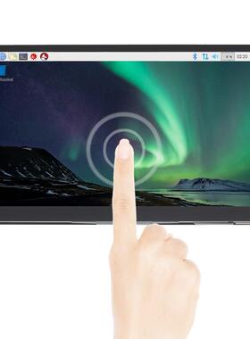 7寸树莓派LCD HDMI触摸屏显示器for Raspberry Pi 3B+/4B 带支架H