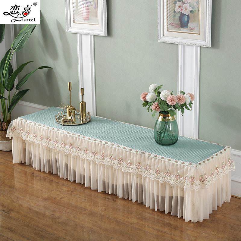 防滑电视柜盖布布艺蕾丝长方形桌布茶几客厅防尘盖巾鞋柜防尘罩套,居家布艺,桌布,淘宝优惠券,粉丝福利购,淘宝优惠卷