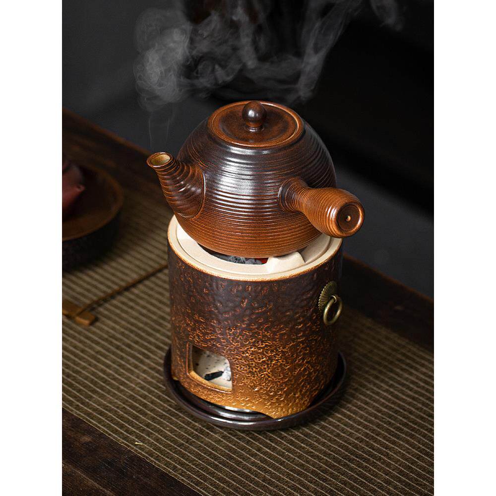 粗陶提梁壶大容量加热电陶炉专用壶带温茶台功夫茶具泡茶壶大号