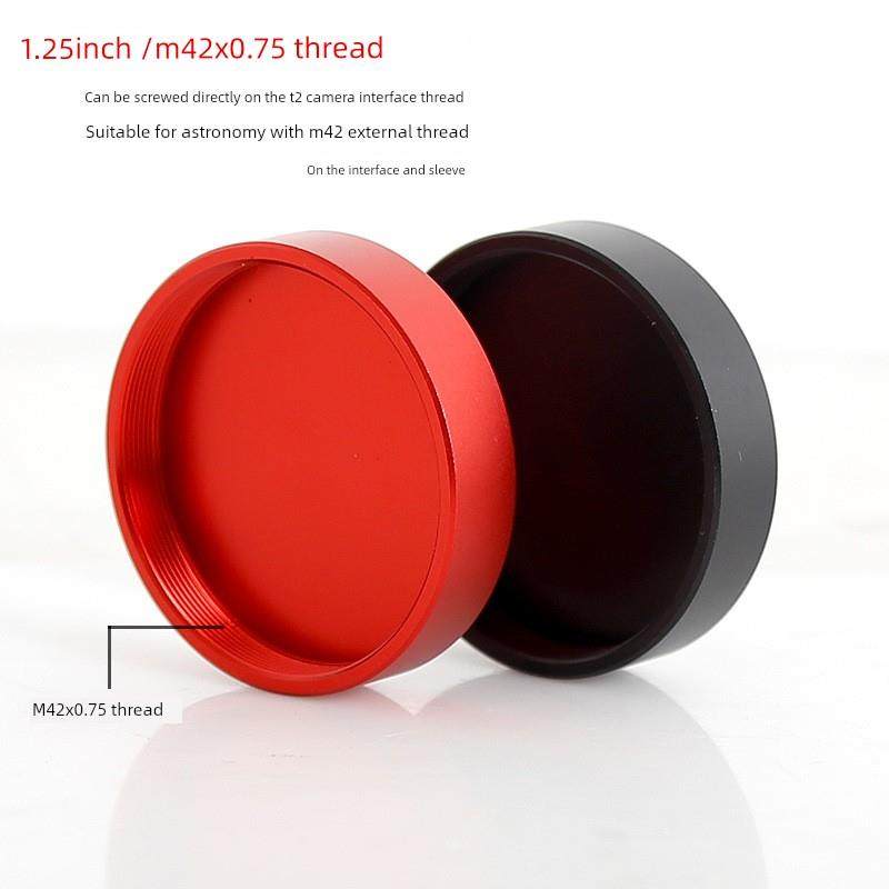 天文望远镜M42/M48X0.75内螺纹嵌入金属防尘罩Mpcc目镜螺纹