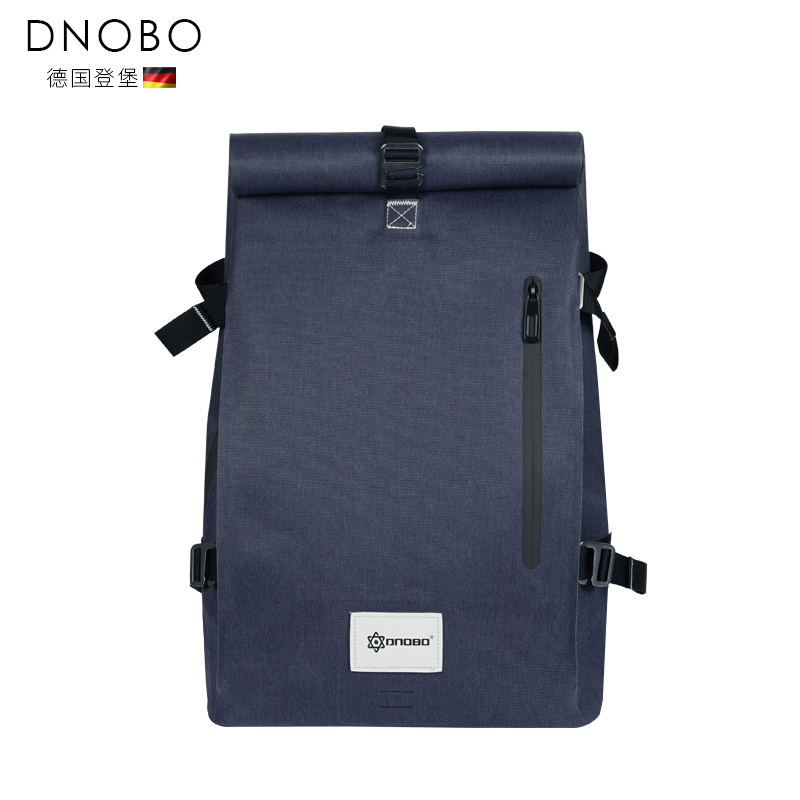 德国登堡防雨水卷口背包20升男通勤旅游休闲包15.6寸电脑双肩包