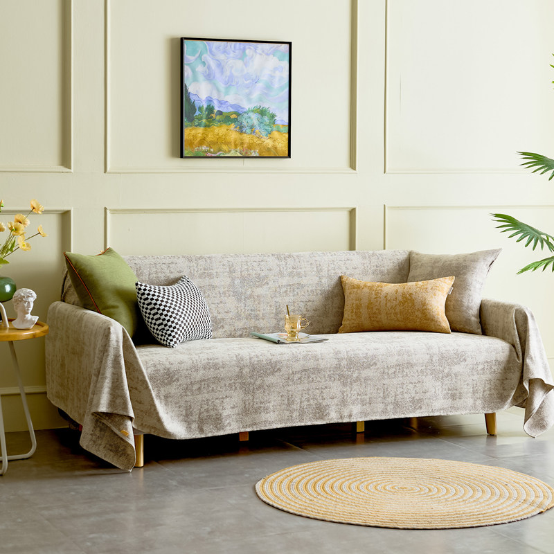 棉麻欧式沙发垫i四季通用全盖沙发巾美式韩系盖布防猫抓耐脏可定,居家布艺,沙发套,淘宝优惠券,粉丝福利购,淘宝优惠卷