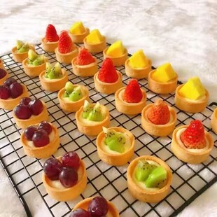 网红小金杯蛋塔壳创意小面圈酒店特色菜冷菜装饰干法式塔壳磨具