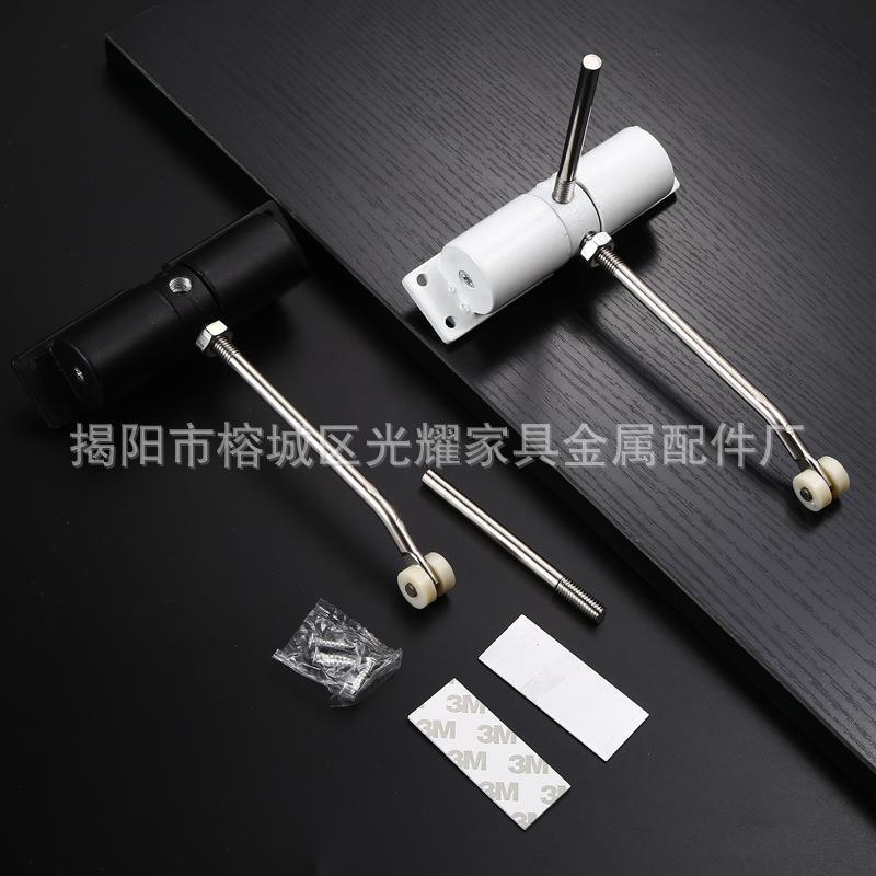 不锈钢简易闭门器 家用轻型静音房门自动回位 可调节弹簧关门神器