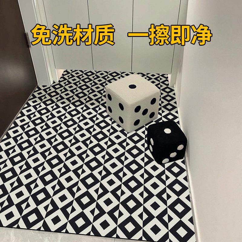 免洗地垫入户门进门地毯门垫客厅防滑可擦洗耐脏玄关pvc脚垫裁剪