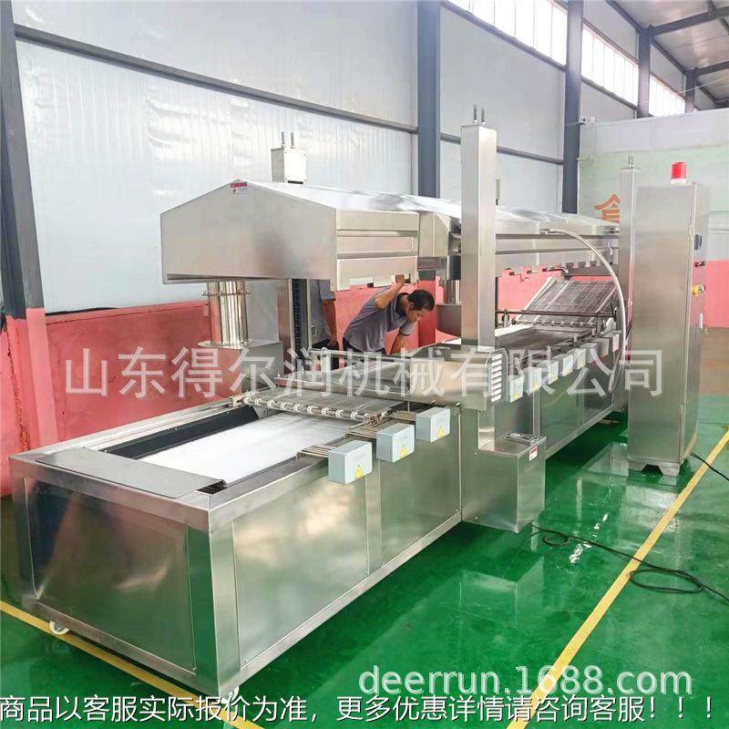 鸡翅鸭脖油炸流水线 卤制肉类食品油炸机成套设备 全自动 连续式,清洗/食品/商业设备,休闲食品加工设备,淘宝优惠券,粉丝福利购,淘宝优惠卷