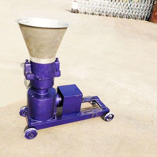 喂鳥類牛羊類飼料機械設備220v兩相電使用 電動飼料顆粒機2022新款
