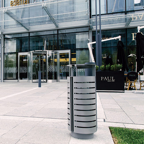 户外垃圾桶创意单桶广场商场街道小区市政铁艺垃圾筒公园果皮箱