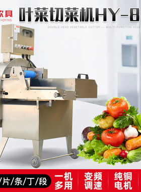 全自动切菜机HY-806厂家现货节能不锈钢切片切丁机 切菜机