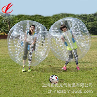 户外水上滚筒球草地雪地香蕉船抗寒碰撞球厂家充气碰碰球大型