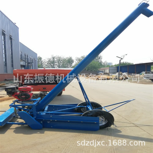 振德小型马路收粮机软管吸粮机稻谷小麦装车吸粮机厂家
