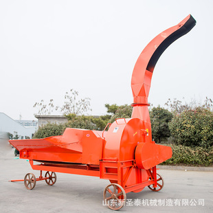 高喷型秸秆饲料铡揉机报价 全自动青储秸秆铡揉机养殖场专用设备